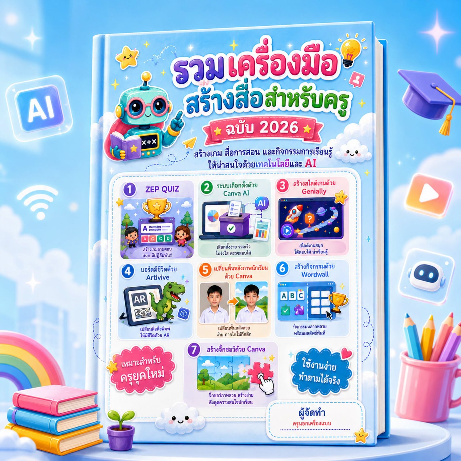 [E-book] 7 เครื่องมือทำสื่อสำหรับครู 2026