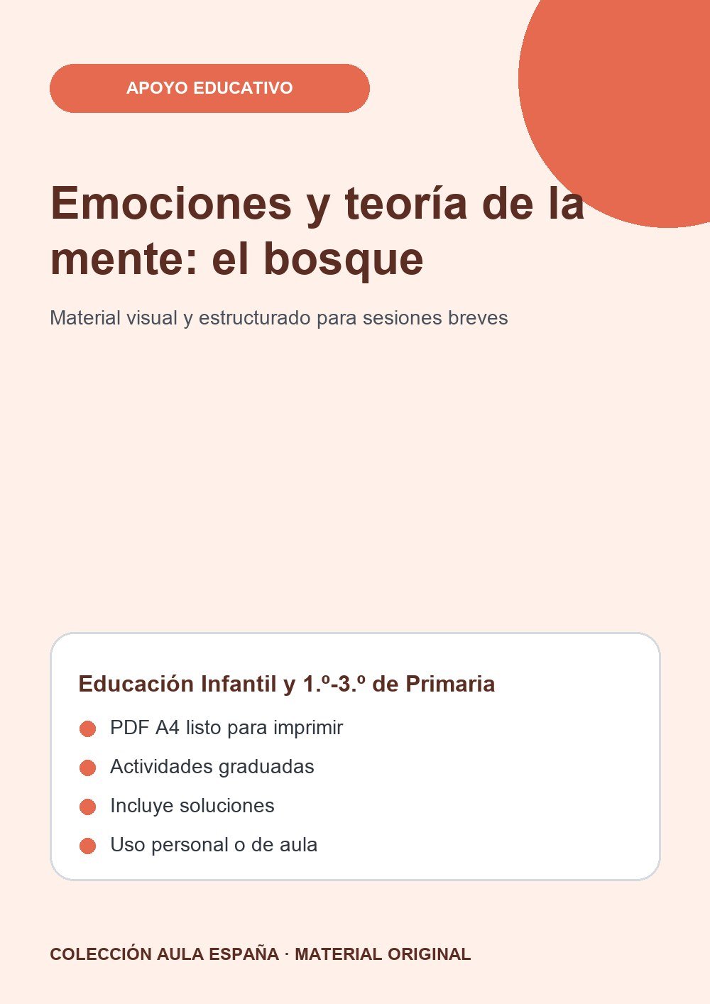 Emociones y teoría de la mente: el bosque