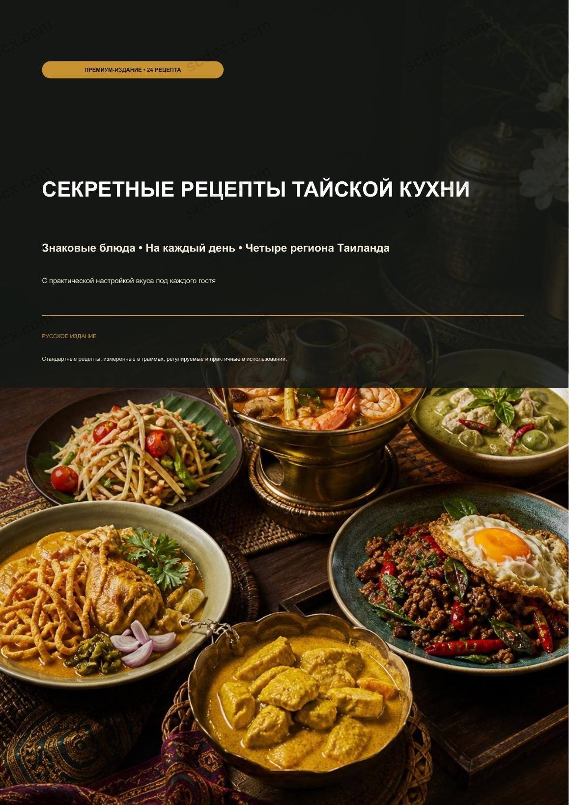 Секретные рецепты тайской кухни: 24 премиум-рецепта и настройка вкуса