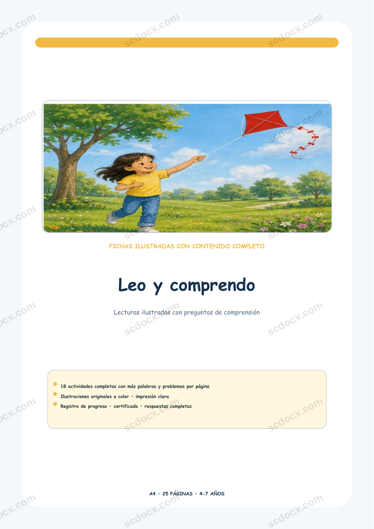 Leo y comprendo | 18 lecturas + preguntas + respuestas | A4 | Edición México