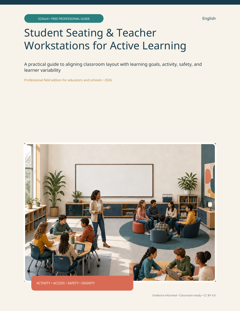 Student Seating & Teacher Workstations for Active Learning — English Edition