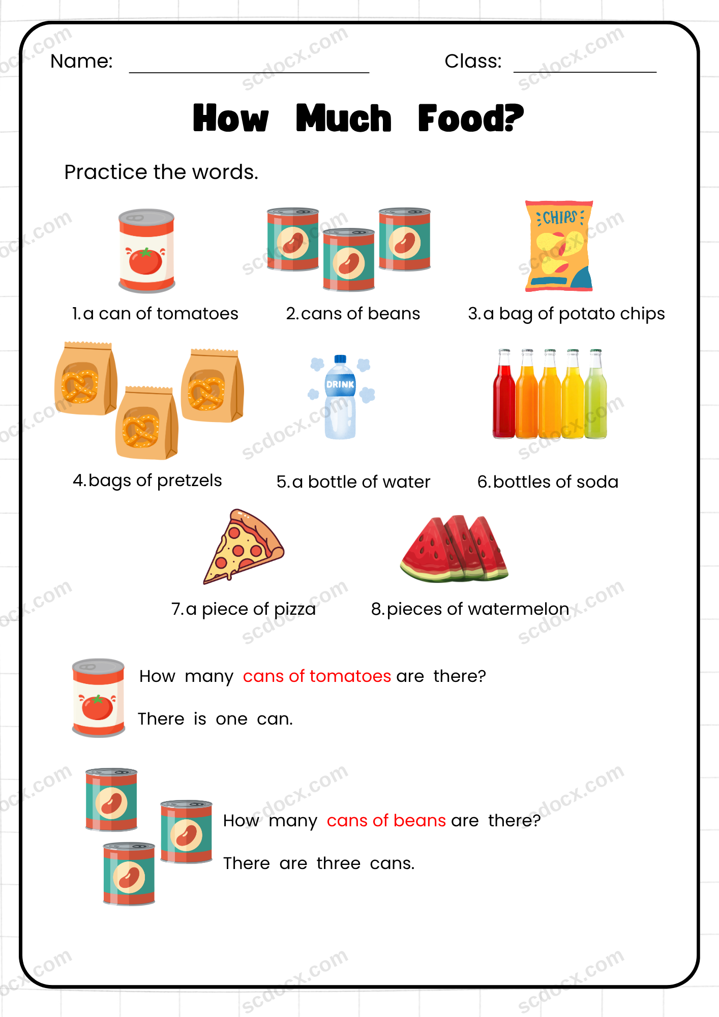 How much food?