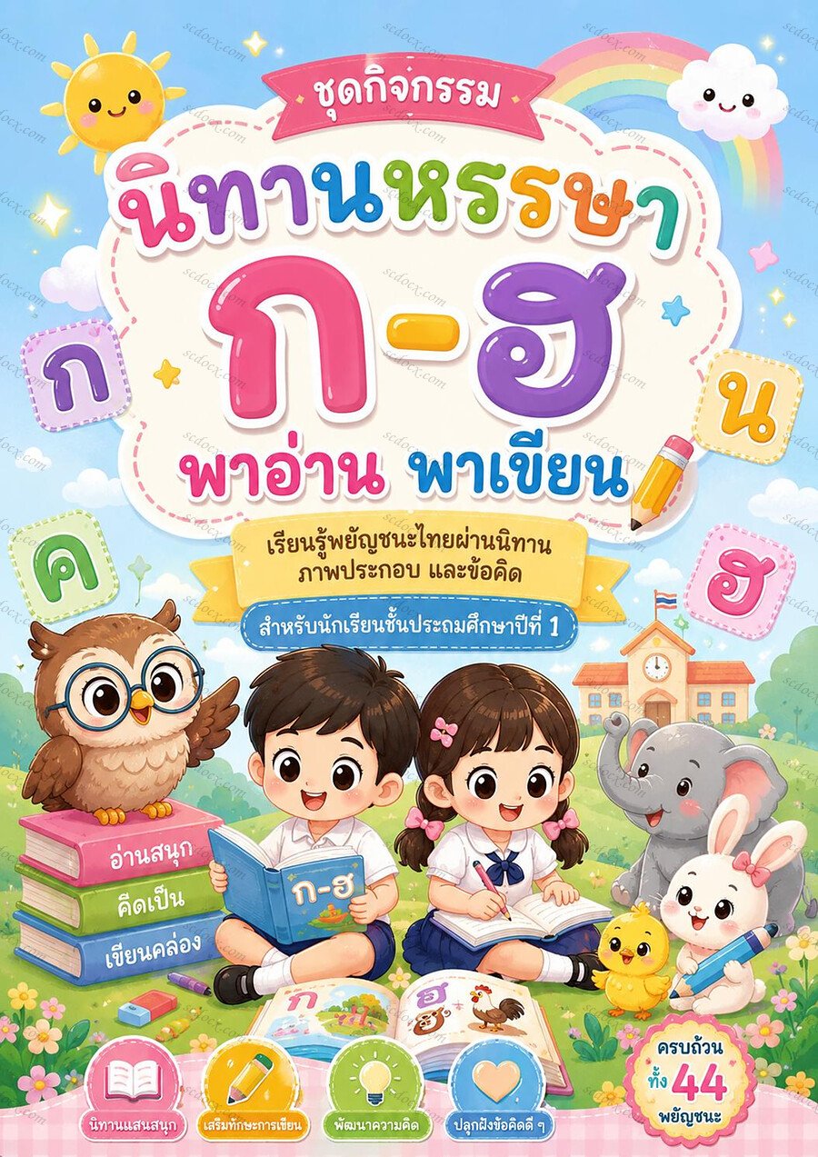 📚 ชุดกิจกรรม “นิทานหรรษา ก–ฮ พาอ่าน พาเขียน”