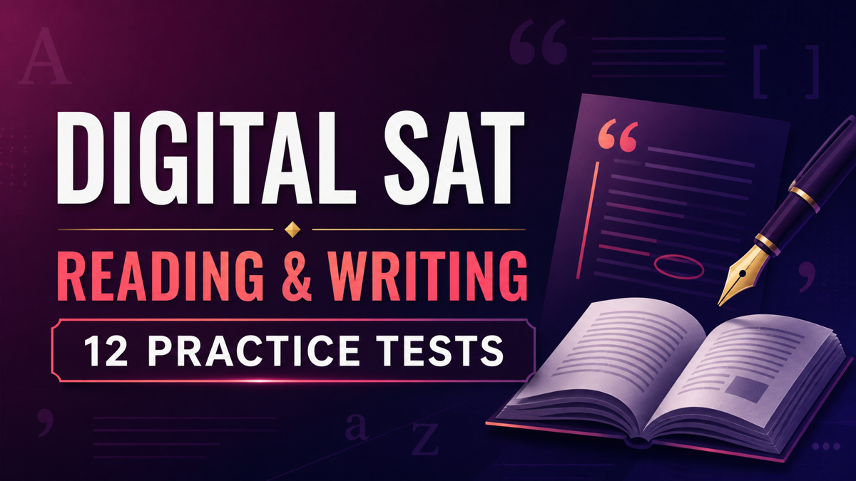 ชุดข้อสอบออนไลน์: Digital SAT Reading & Writing Practice Test 03 — 54 Questions | 64 Minutes