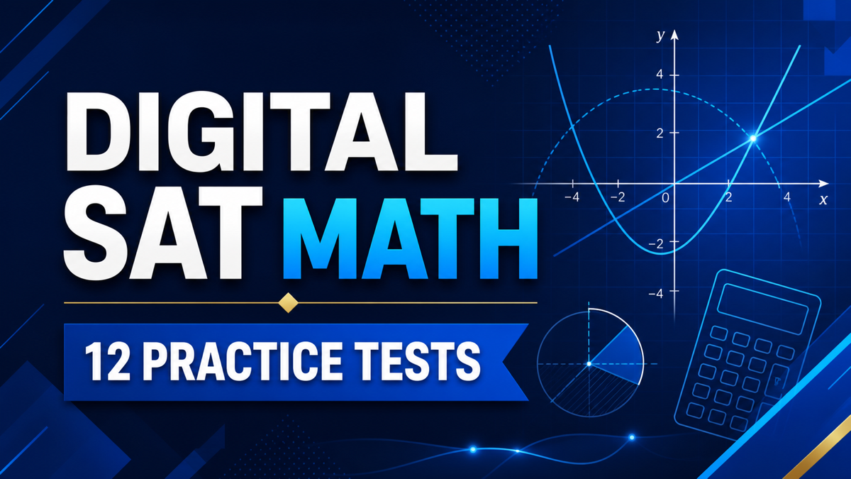 ชุดข้อสอบออนไลน์: Digital SAT Math Practice Test 05 — 44 Questions | 70 Minutes