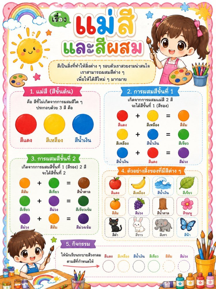 สื่อการเรียนการสอนวิชาศิลปะ ป.1
