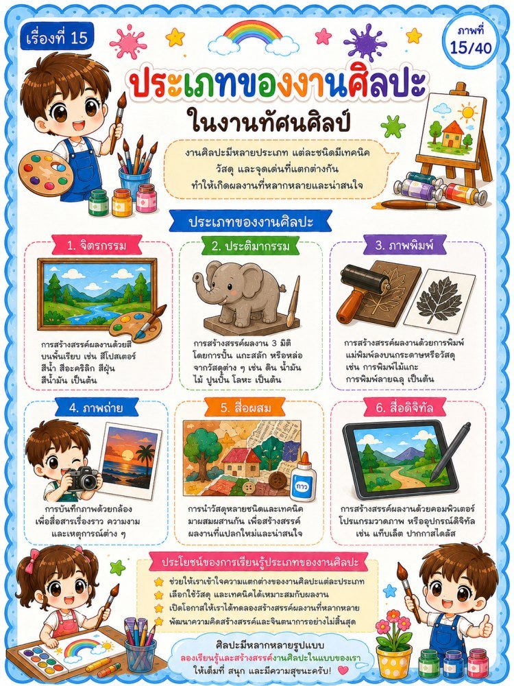 สื่อการเรียนการสอนวิชาศิลปะ ป.1 (ชุดที่ 2)