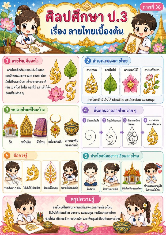 สื่อการเรียนการสอนวิชาศิลปะ ป.3 (ชุดที่ 44)