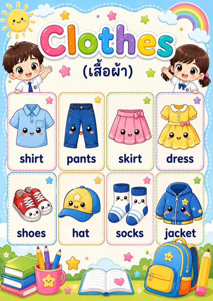 สื่อการเรียนการสอนวิชาภาษาอังกฤษ ป.5 (ชุดที่ 16)