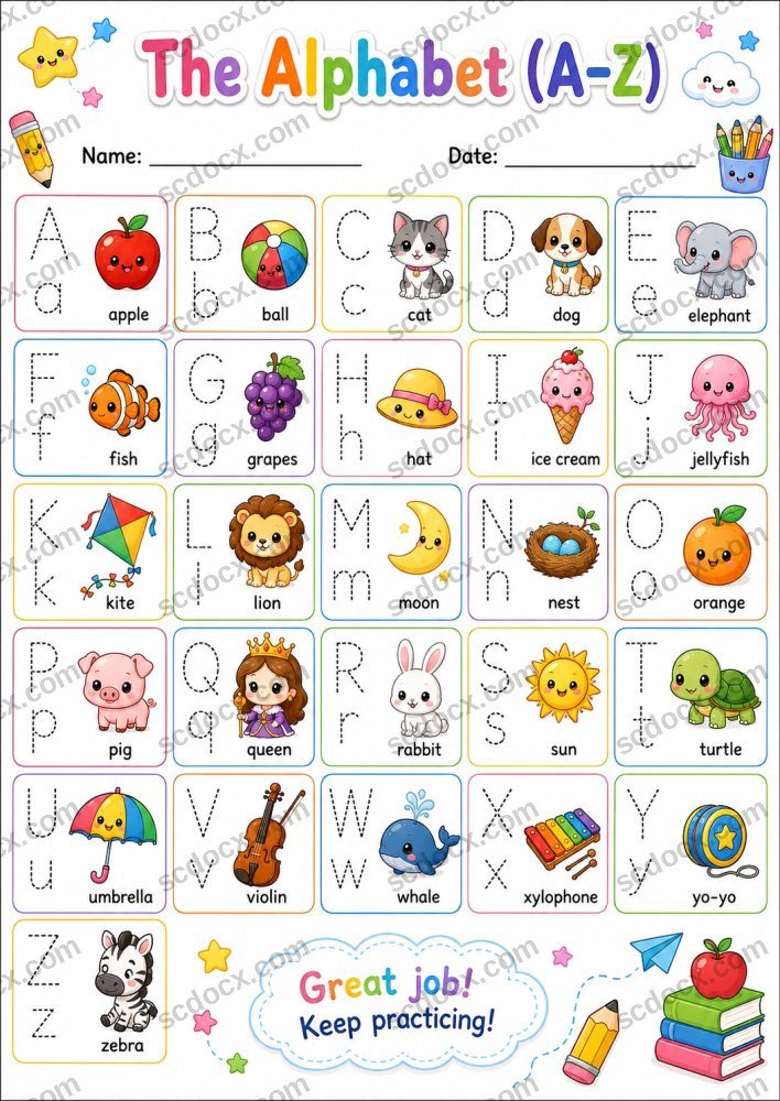 ใบงานฝึกทักษะการเรียนรู้วิชาภาษาอังกฤษ ป.1 (10ใบ)