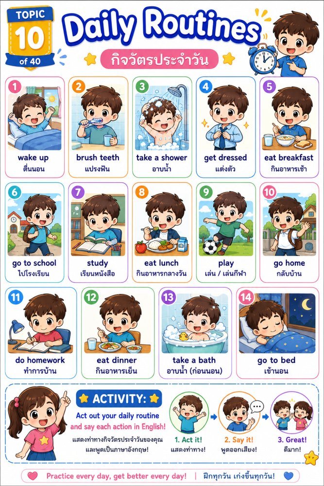 สื่อการเรียนรู้ ป.6 ฟรี 027 — สื่อการเรียนการสอน วิชาอังกฤษ ชั้นป6 ชุดที่ 10