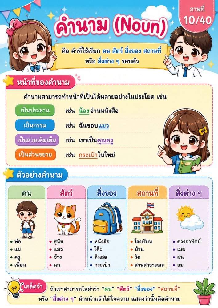 สื่อการเรียนรู้ ป.6 ฟรี 069 — สื่อการเรียนการสอนวิชาภาษาไทย ชั้นป.6 ชุดที่ 11