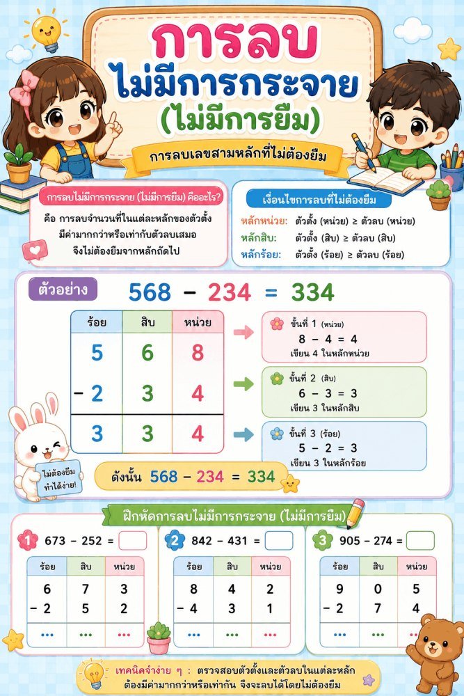 แจกฟรี 263 | สื่อการเรียนการสอน วิชาคณิตศาสตร์ ป.3 ชุดที่ 13