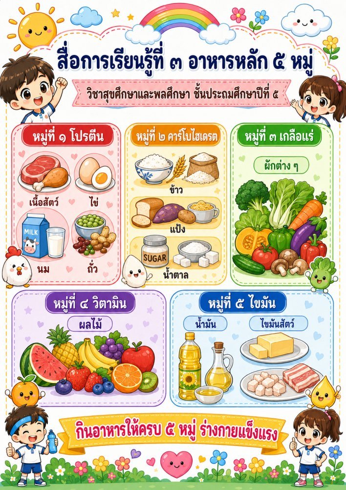 สื่อการสอนวิชาวิทยาศาสตร์ ป.5