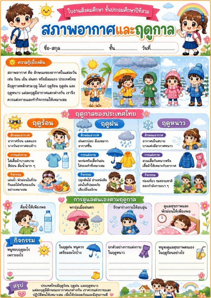 แจกฟรี 924 | ใบงานใบกิจกรรมวิชาสังคมศึกษาป.3 ชุดที่ 24