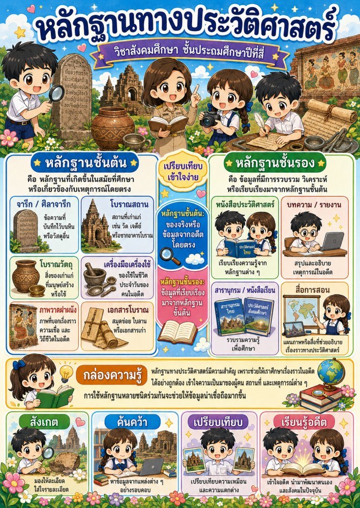 สื่อการสอนวิชาสังคมศึกษา ป.4