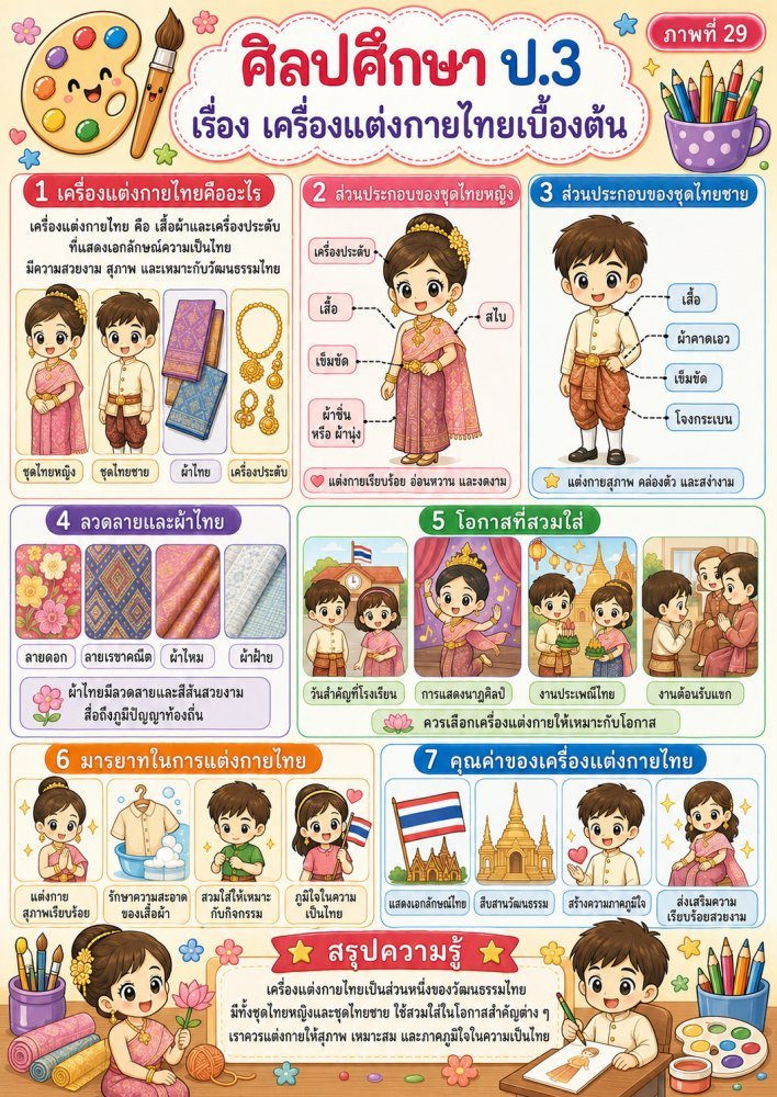 สื่อการสอนวิชาศิลปะ ป.3